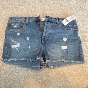 Distressed Denim Women Shorts
